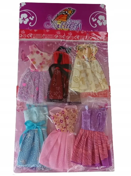 

Ubranka, Sukienki Lalka 29CM Zestaw Ubrań