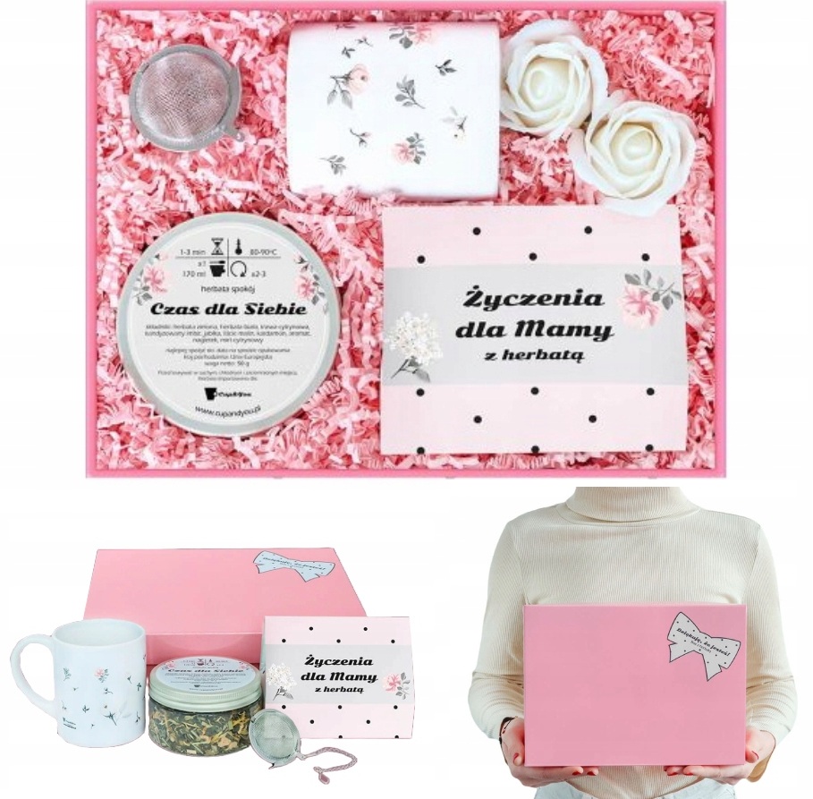 Zestaw Prezentowy Upominkowy Box Dla Mamy Teściowej Na Urodziny Imieniny