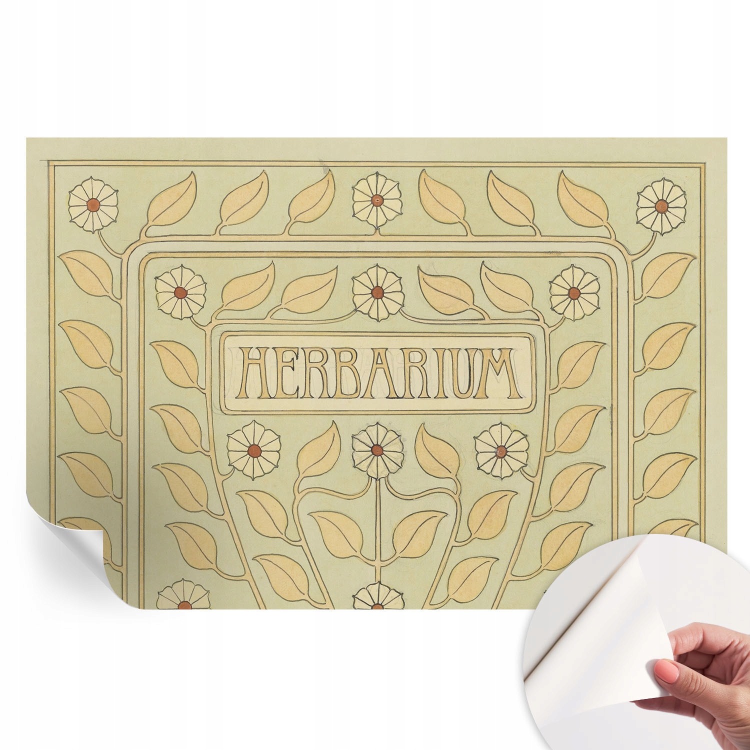 Módní Samolepicí tapeta na zeď Rostlinný ornament 104 x 70 cm