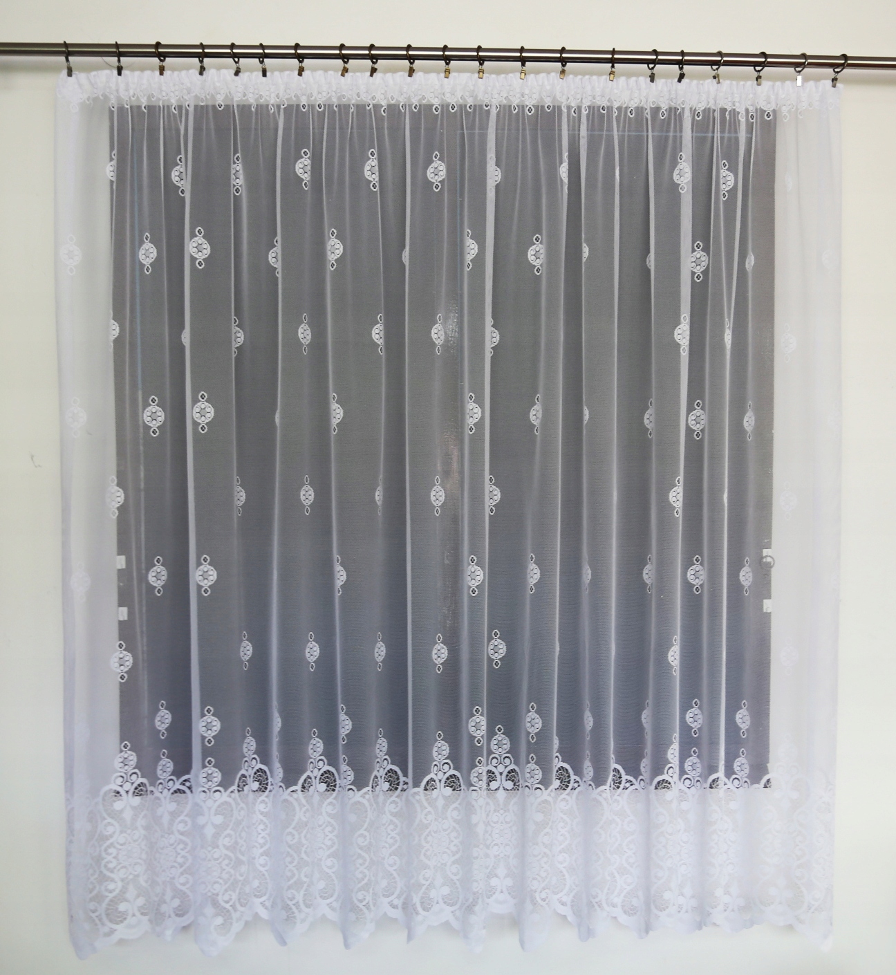 Mg Záclona 3/20 Bílá 370x250 hotová s páskou K