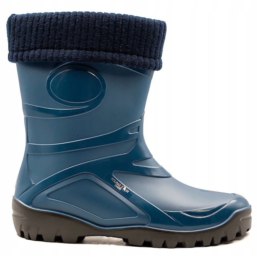 Kalosze ocieplane DAMSKIE ciepłe gumowce OCIEPLACZ wymienny gumiaki Demar Wysokość do połowy łydki