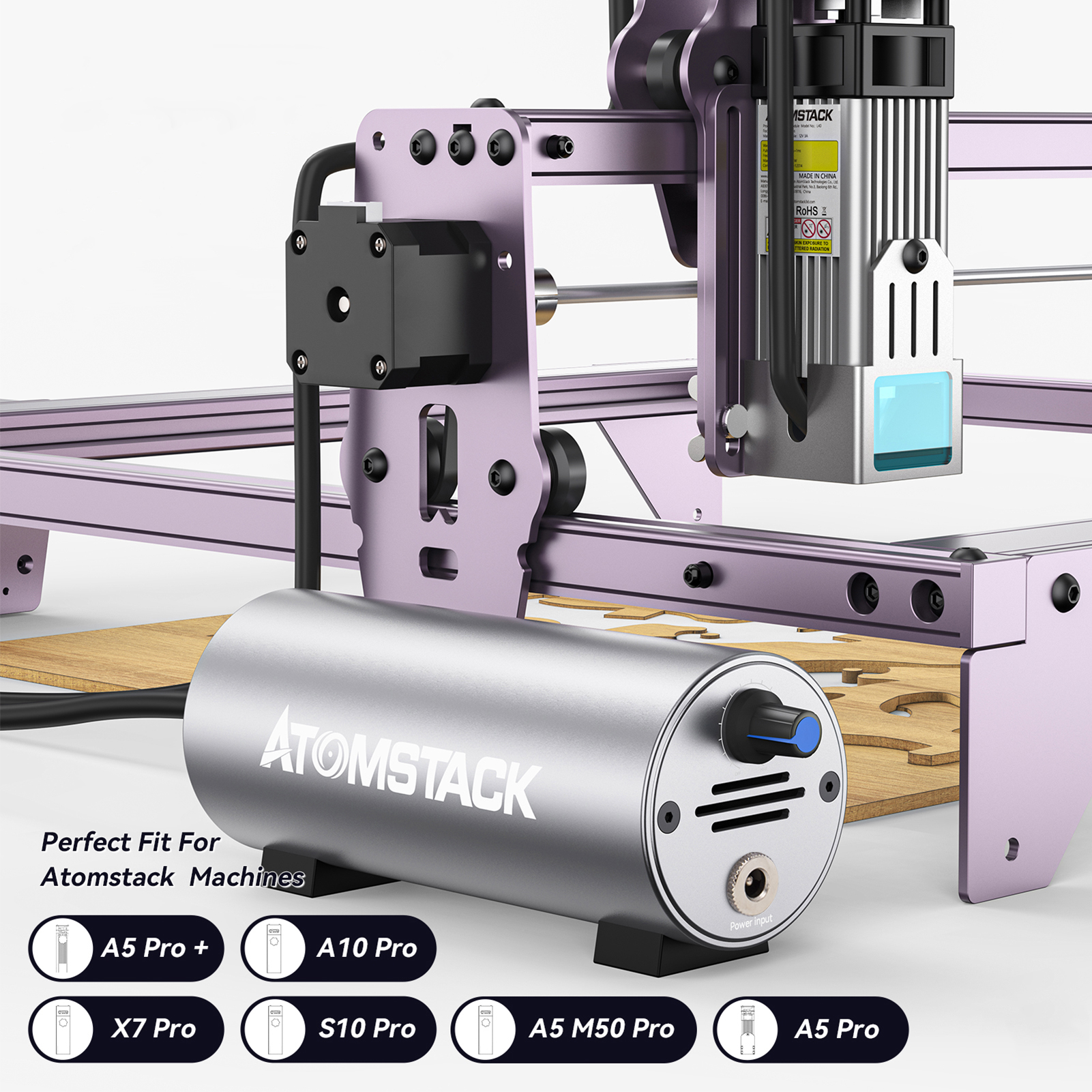 ATOMSTACK Pompa powietrza do grawerki Rodzaj inny