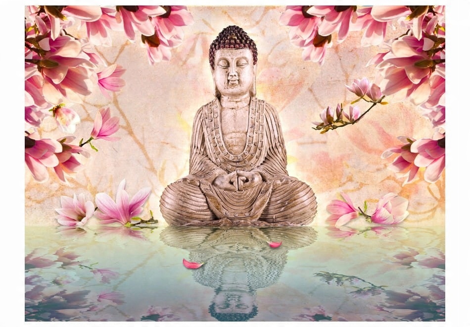 

Fototapeta - Budda i magnolia - 400X309