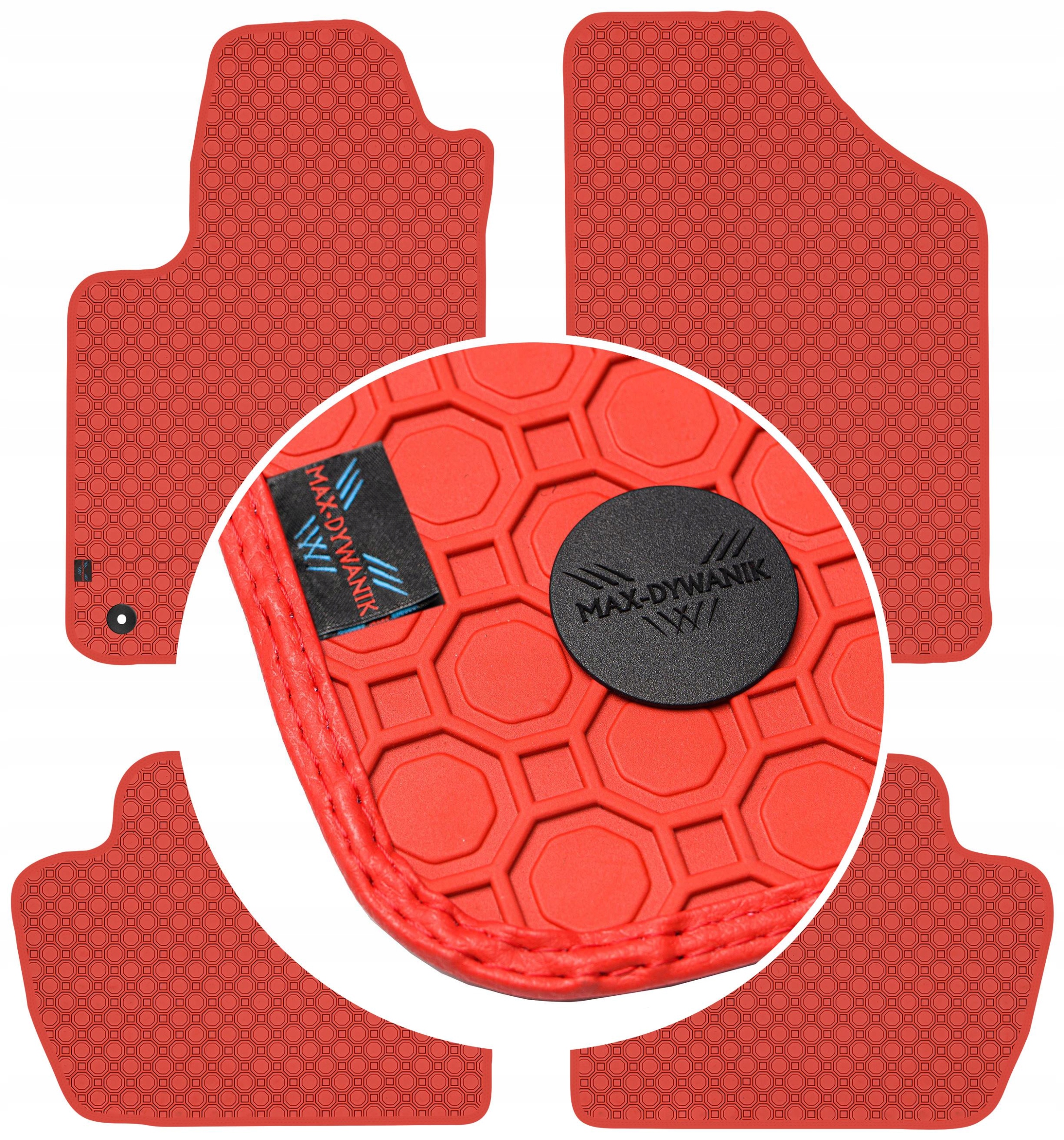 Peugeot 407 2004-2011 Koberce Červené