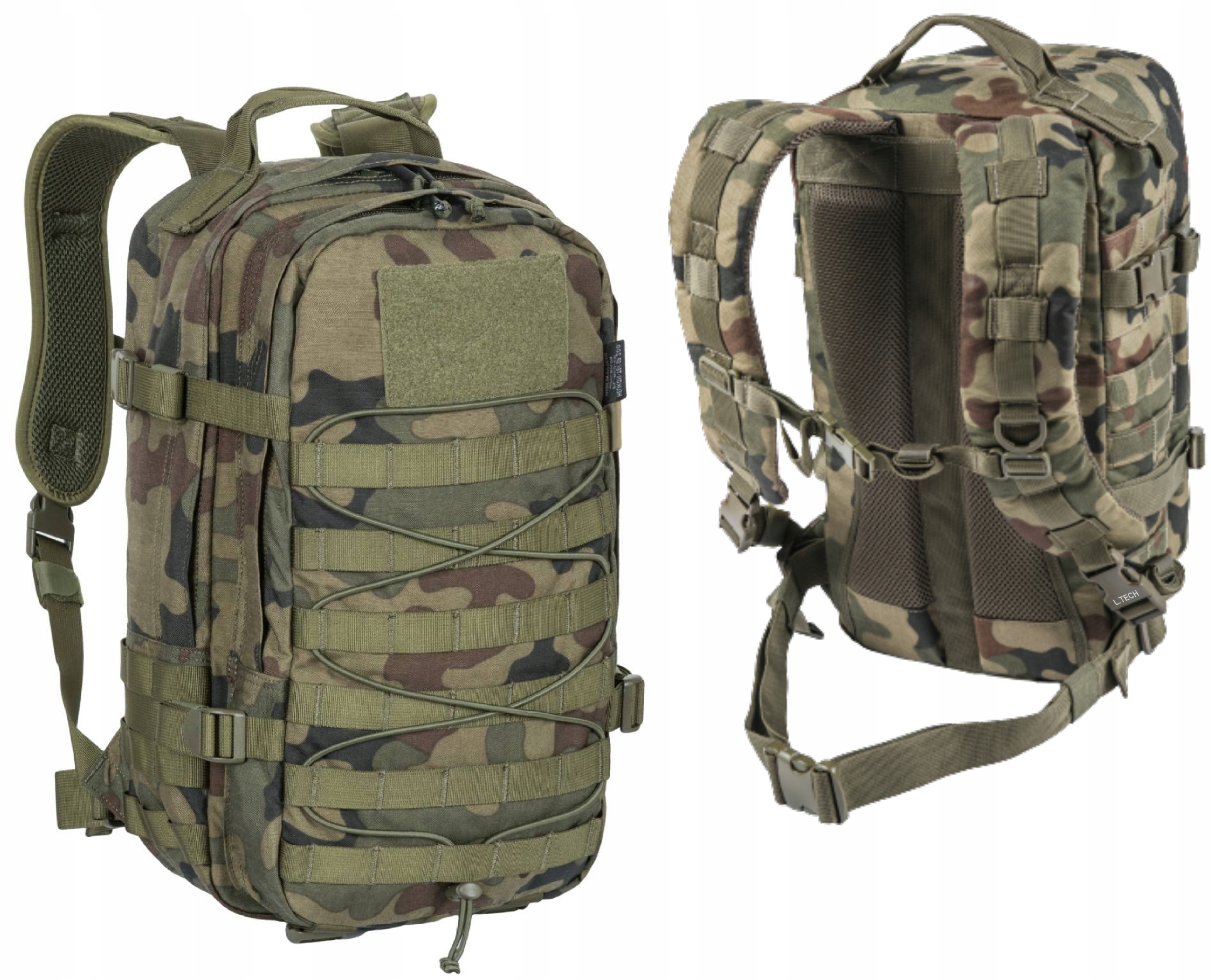 

Plecak wojskowy Helikon Raccoon 20l Pl Woodland