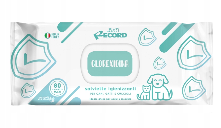 

Record chusteczki nawilżane z chlorohexydyną 80szt
