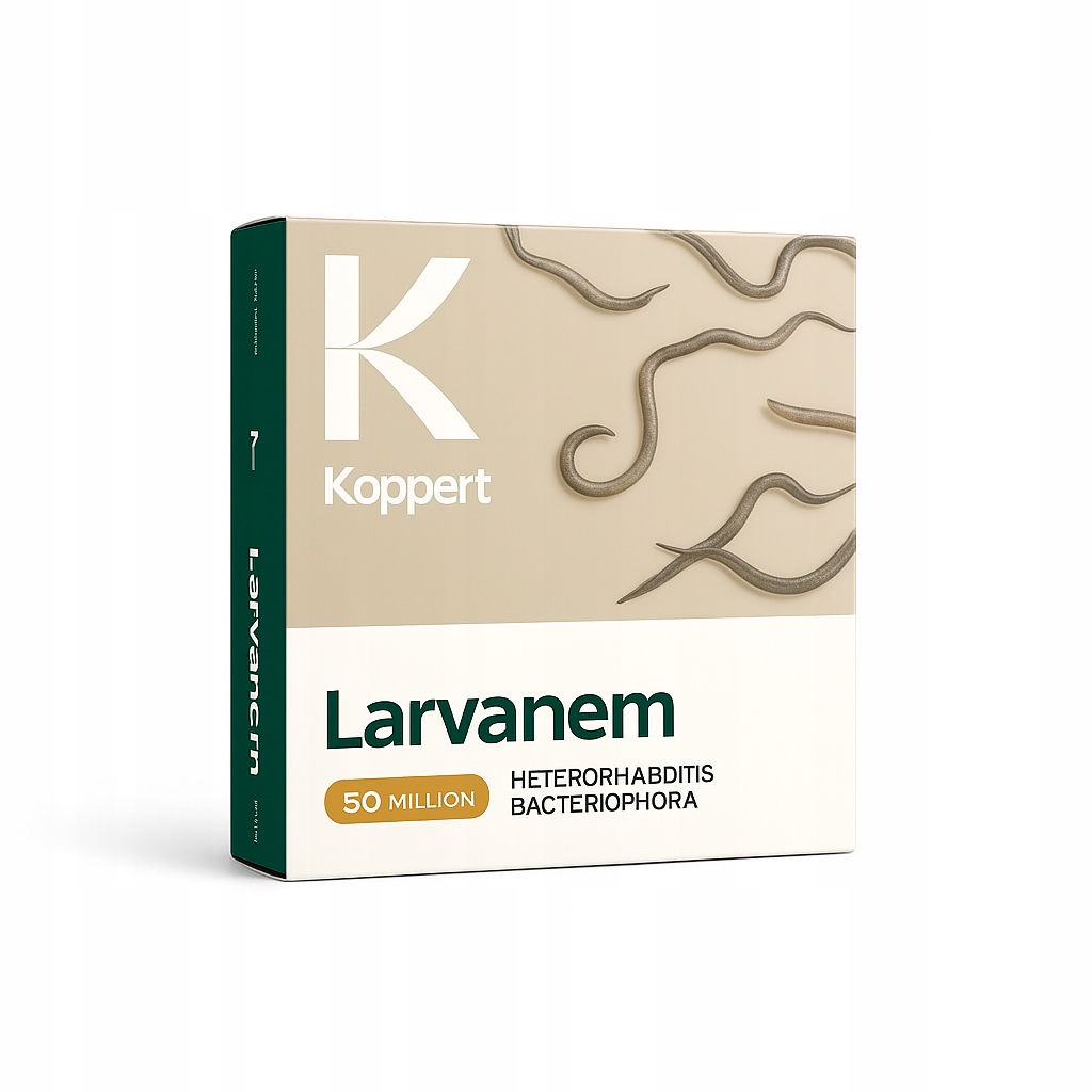 Larvanem 50mln nicieni Heterorhabditis bacteriophora 1 opakowanie Koppert