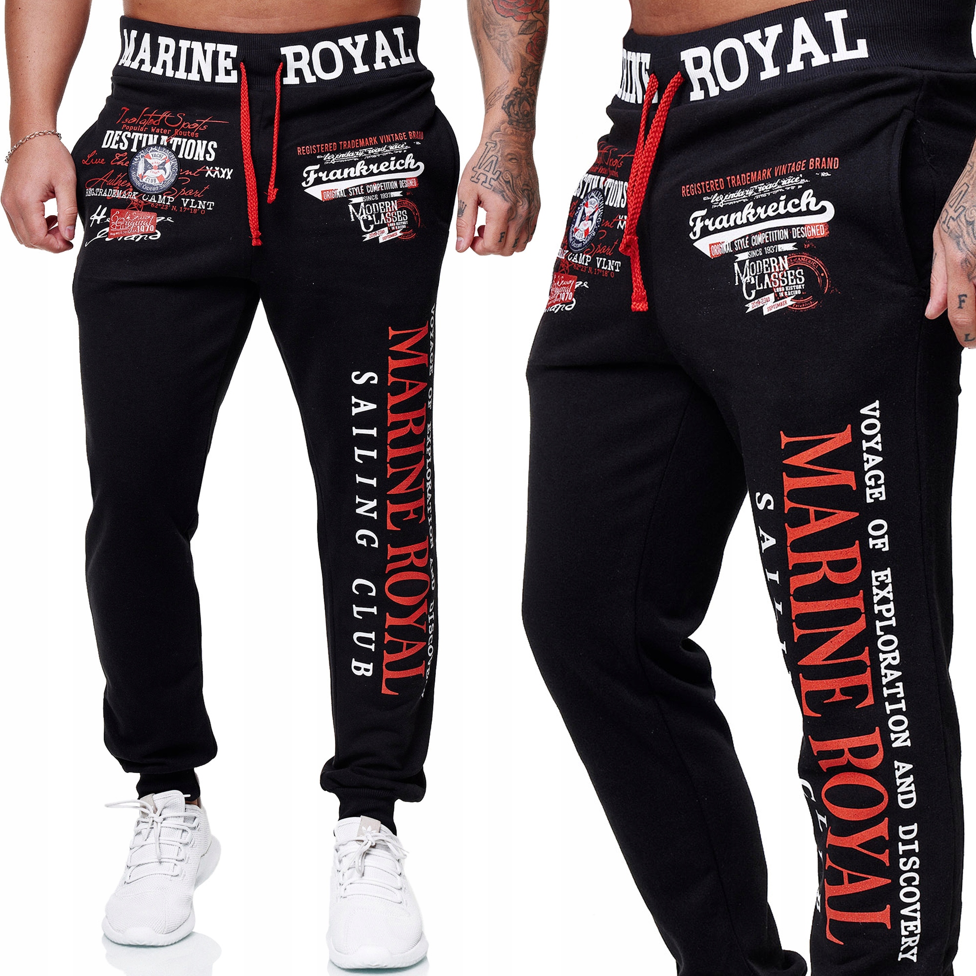 

Spodnie Dresowe Fitness Joggery Royal