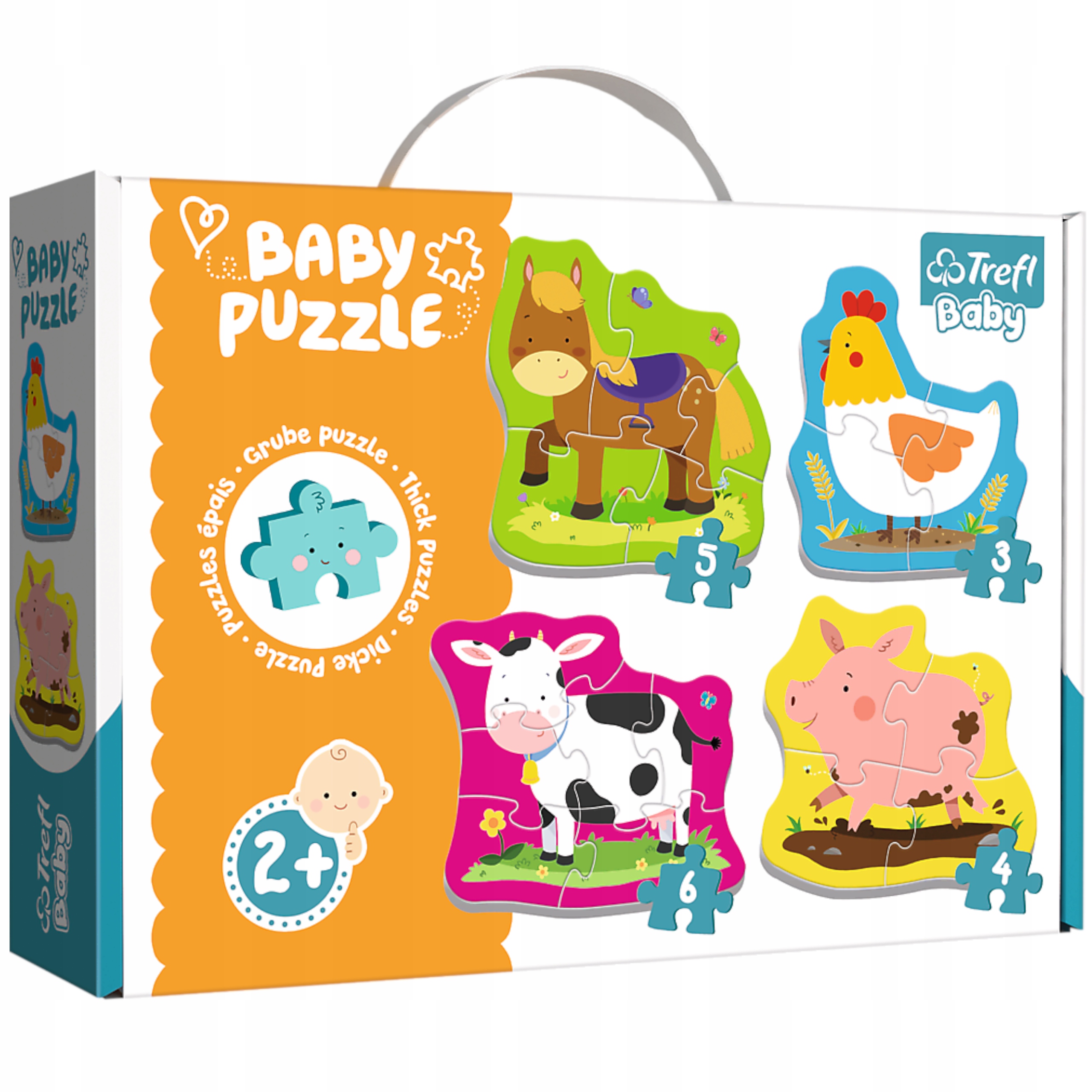 PUZZLE BABY ZWIERZĘTA NA WSI TREFL 36070 Nazwa Puzzle Baby Classic Zwierzęta na wsi