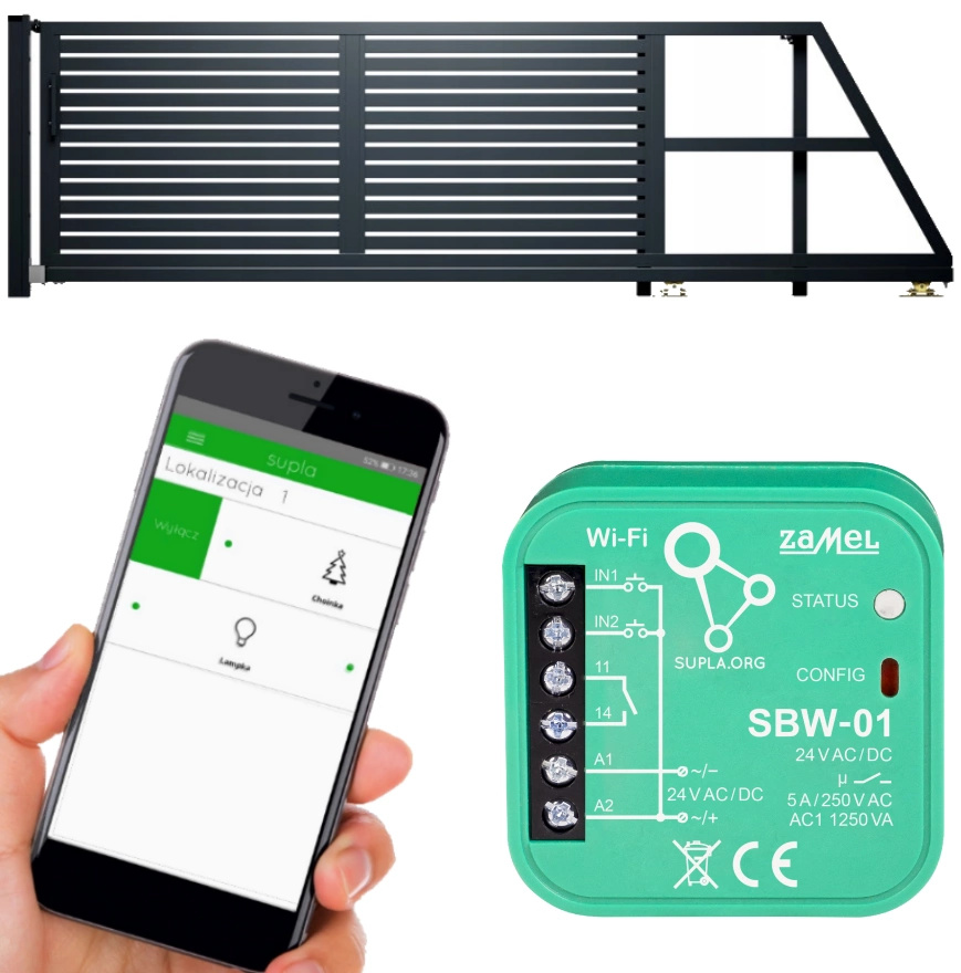 

Sterownik do Bram Wi-Fi Supla Nice Horman SBP-01