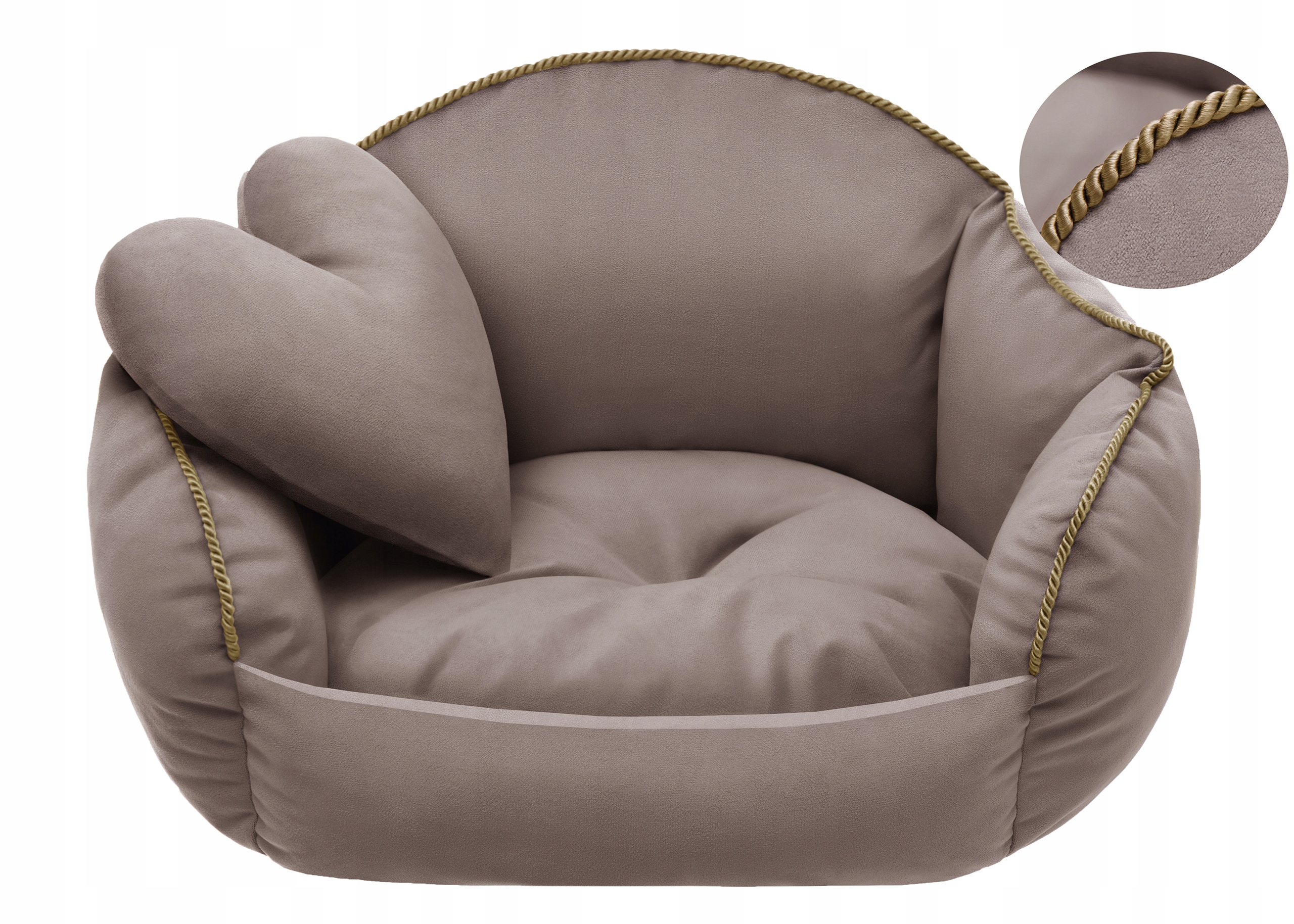 Levně Pelíšek Pro Psa Kočku 65x55 Velur Výrobce