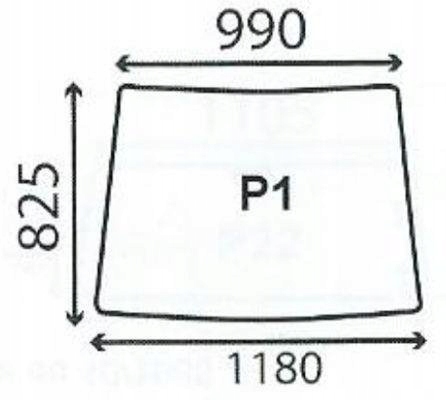 čelní sklo traktoru Ford 10 30 kabina Sl Ultra přední