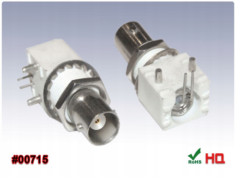 Gniazdo BNC Kątowe 1 sztuka Kod producenta #00715