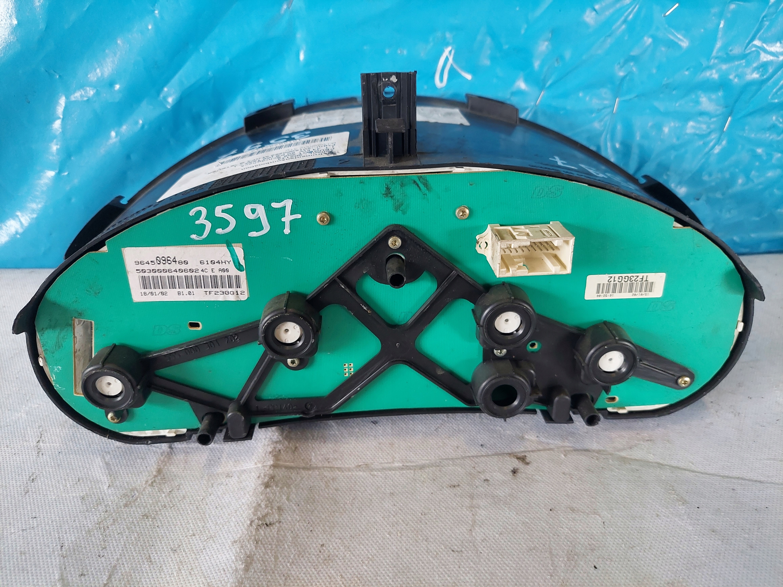 dials clock PEUGEOT 206 1.1 B 9645096480