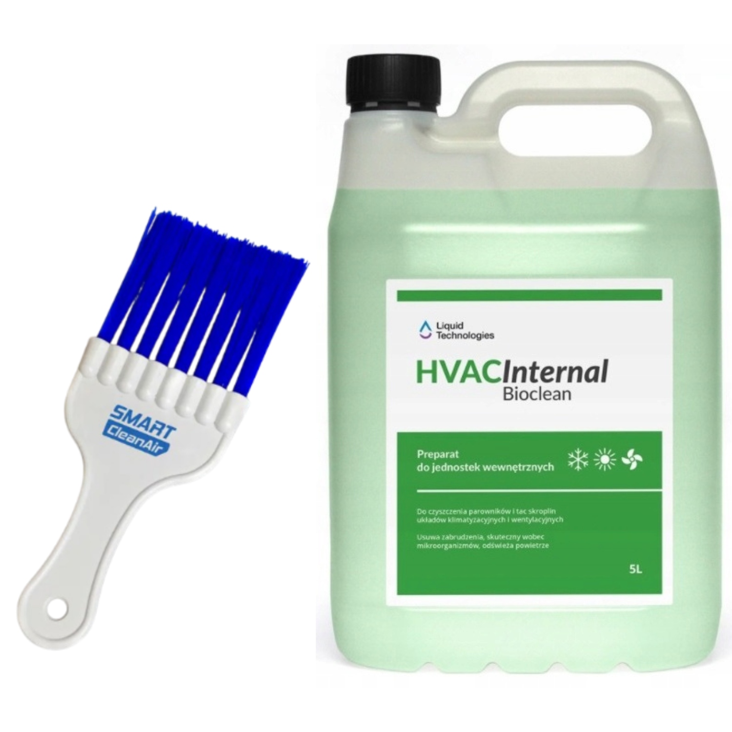 Koncentrat Do Klimatyzatorów Jedn.wewn Hvac Internal Bioclean 5L Szczotka
