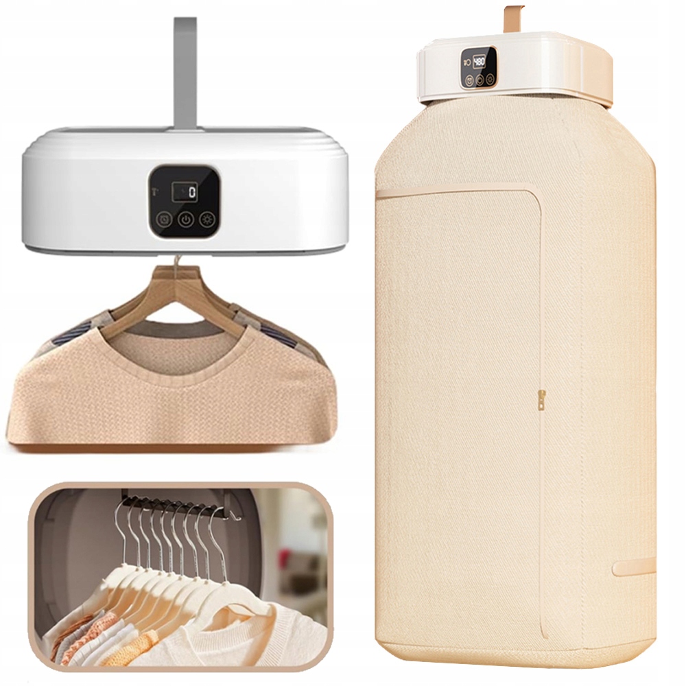 Levně Elektrická Sušák Na Prádlo Inteligentní Skládací Sterilizace Bílá 600 W