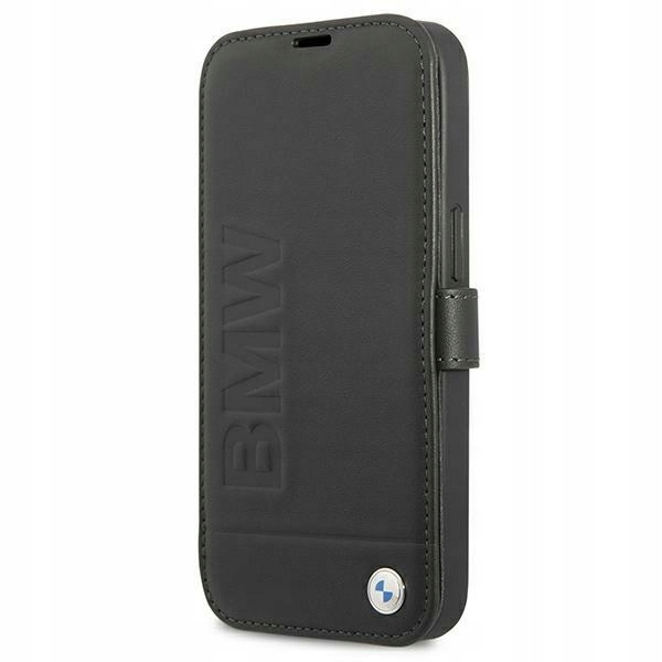 Pouzdro Bmw BMFLBKP13SSLLBK pro iPhone 13 mini5,4", černá/černá, Signature kniha