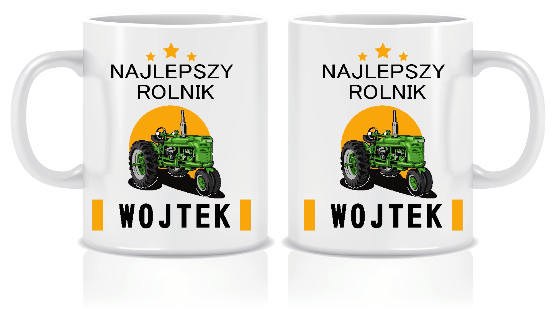 

Kubek z Traktorem Najlepszy Rolnik we wsi + Imię