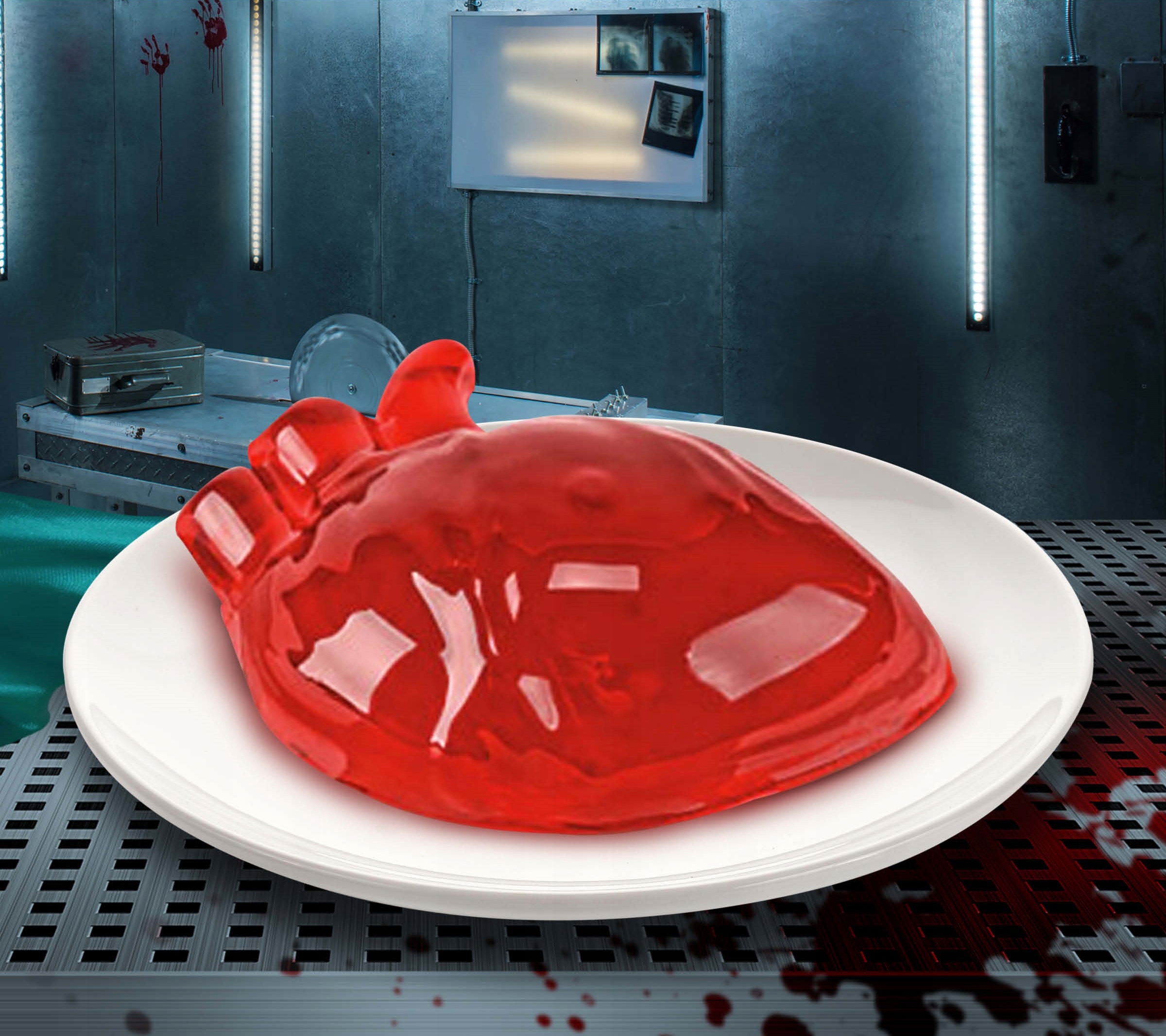 Foremka Froma na Galaretkę SERCE Halloween Horror Party 16x12cm Marka Fiestas Guirca