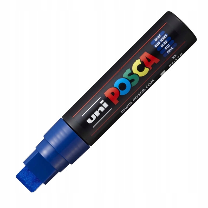 MARKER POSCA PC-17K Z FARBĄ PLAKATOWĄ NIEBIESKI UN
