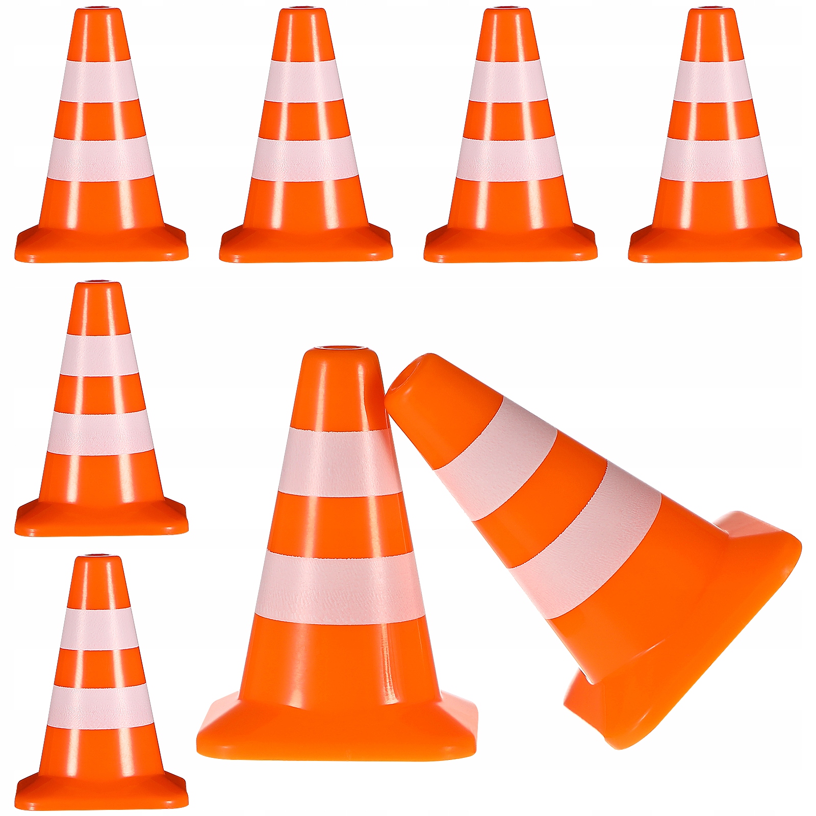 MINI PASZKOWIE DLA MAŁYCH ZABAWEK Pachołki drogowe 7 SZT