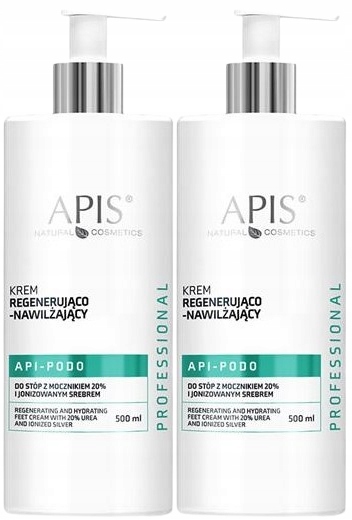 2 ks Api-Podo Regenerační a hydratační krém Na Nohy Dokonale se vstřebává