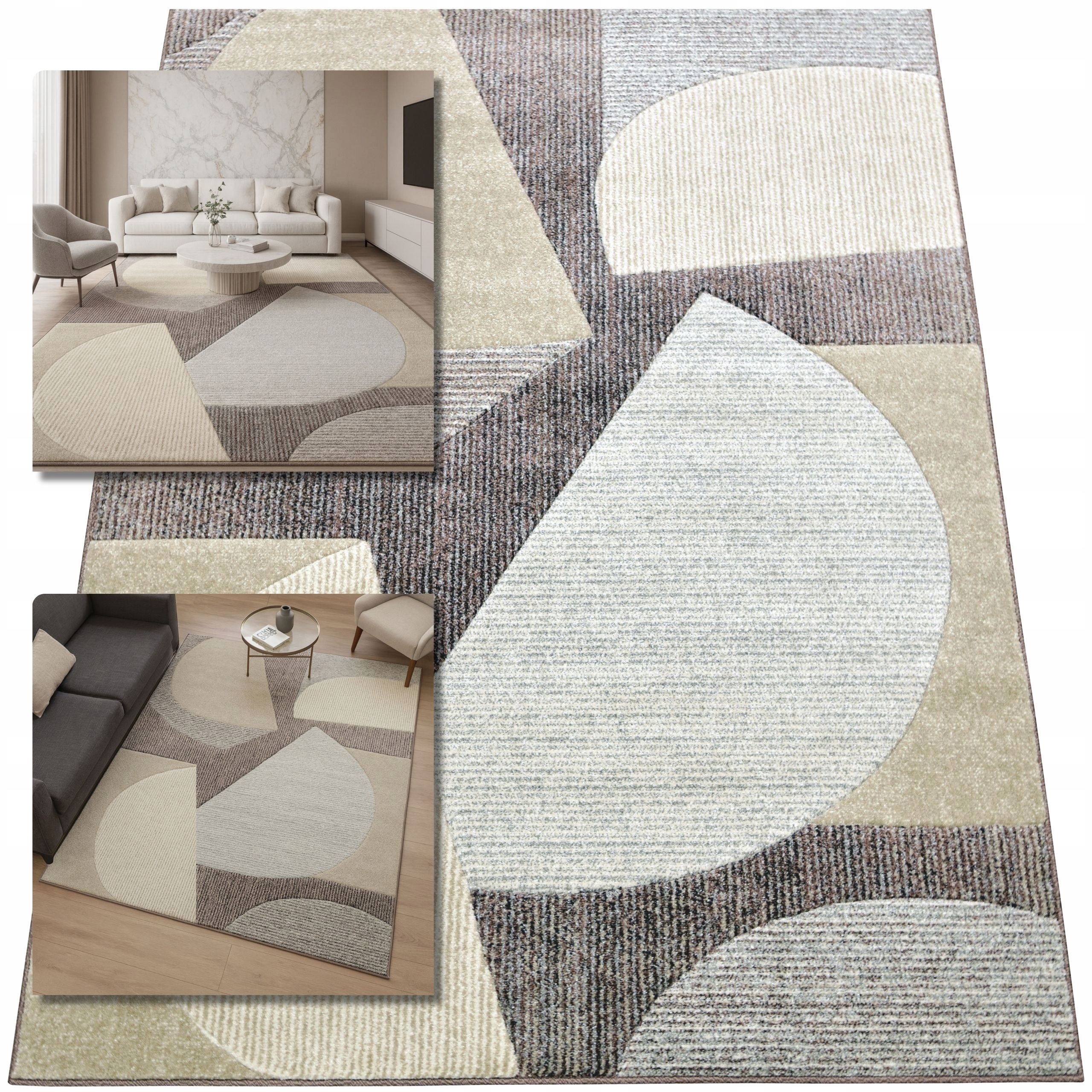 Koberec 240x340 Romantic Béžový Koberec Do Obývacího Pokoje Loft Koberec Moderní