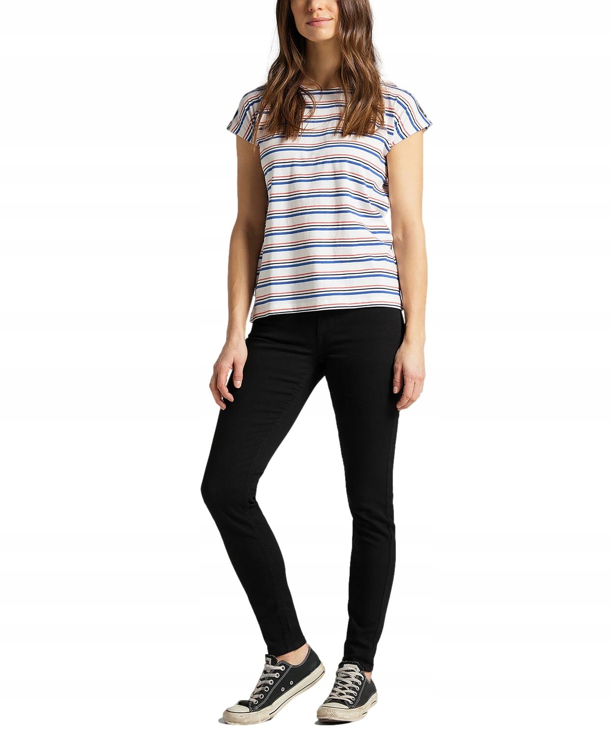 Jeansy Lee Scarlett 112111903 L526SH47 Black Rinse W 26 / L 33 Rozmiar 26/33