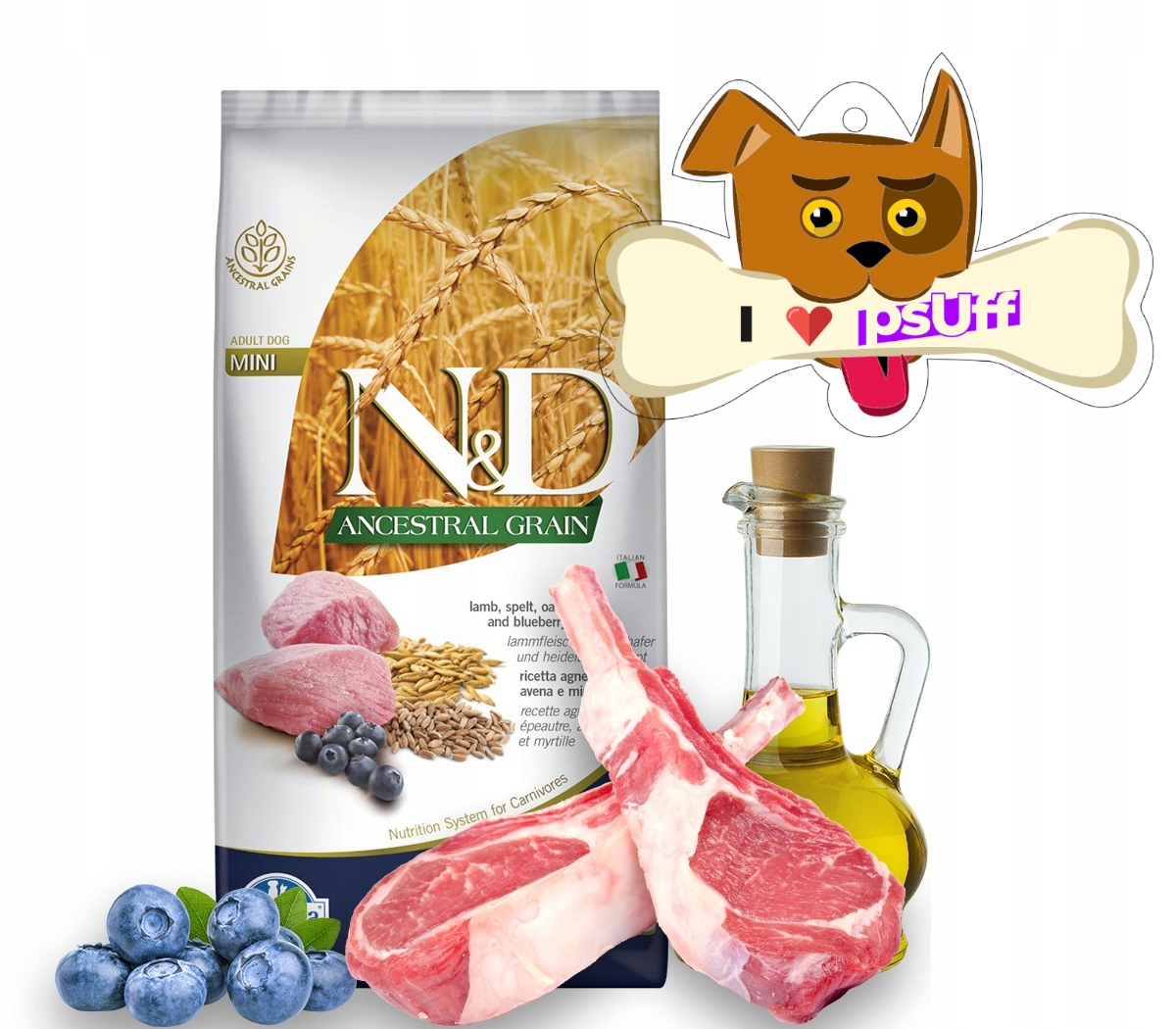 Nd Ancestral Grain Mini Adult Lamb 7kg Farmina Zawieszka