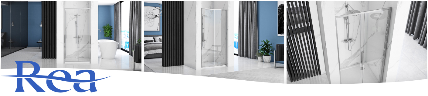 Drzwi Prysznicowe Przesuwne RAPID SLIDE 130 Chrom Grubość szkła/szyby 6 mm