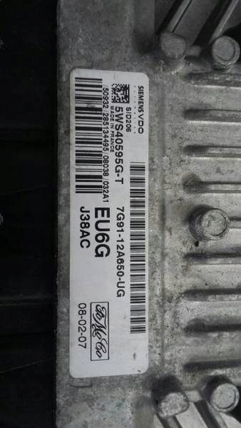 Computer 7G91-12A650-UG FORD MONDEO MK4 2.0 TDCI