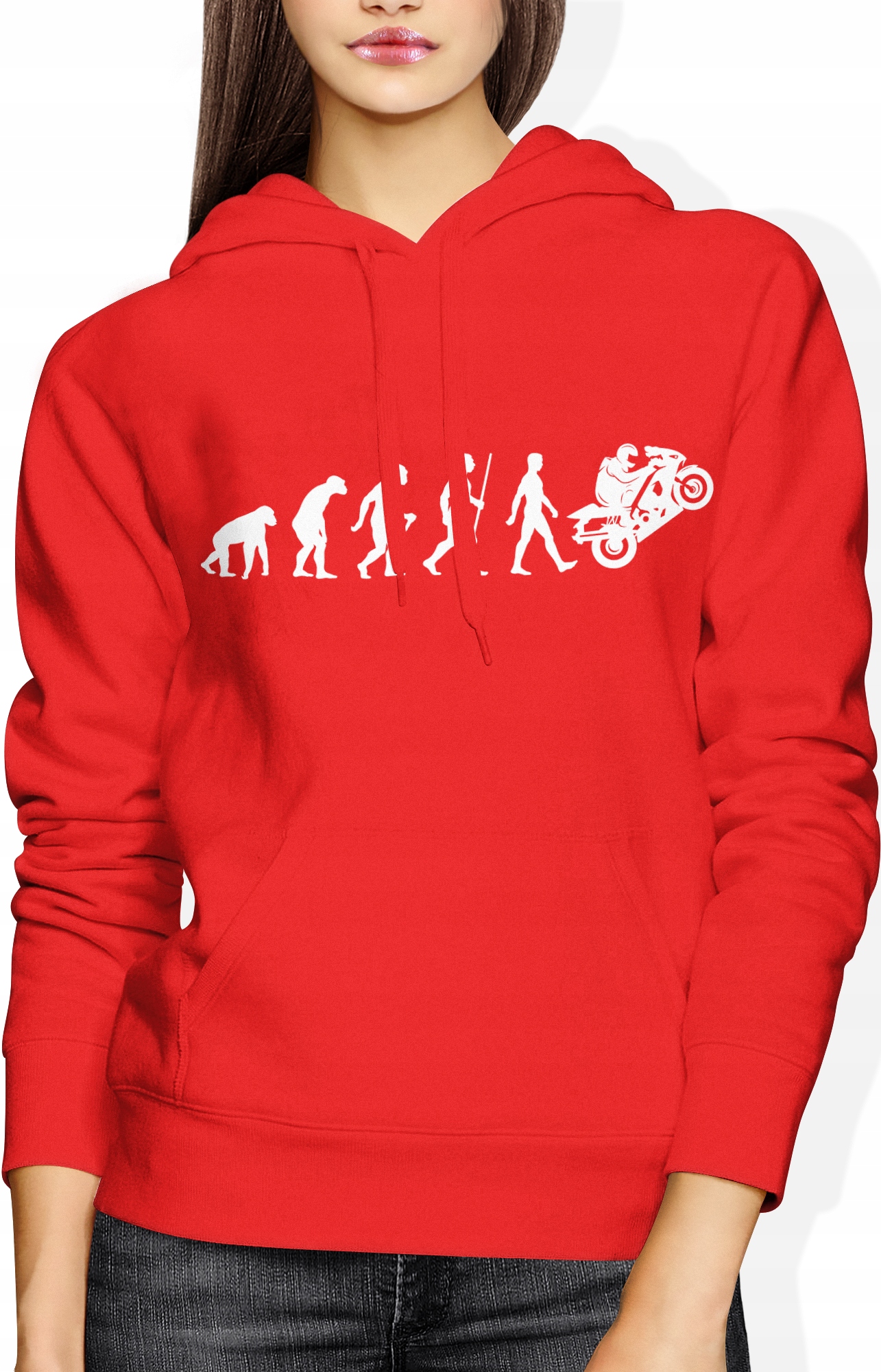 

Bluza Motocyklowa Damska Na Motor Z Kapturem Roz S