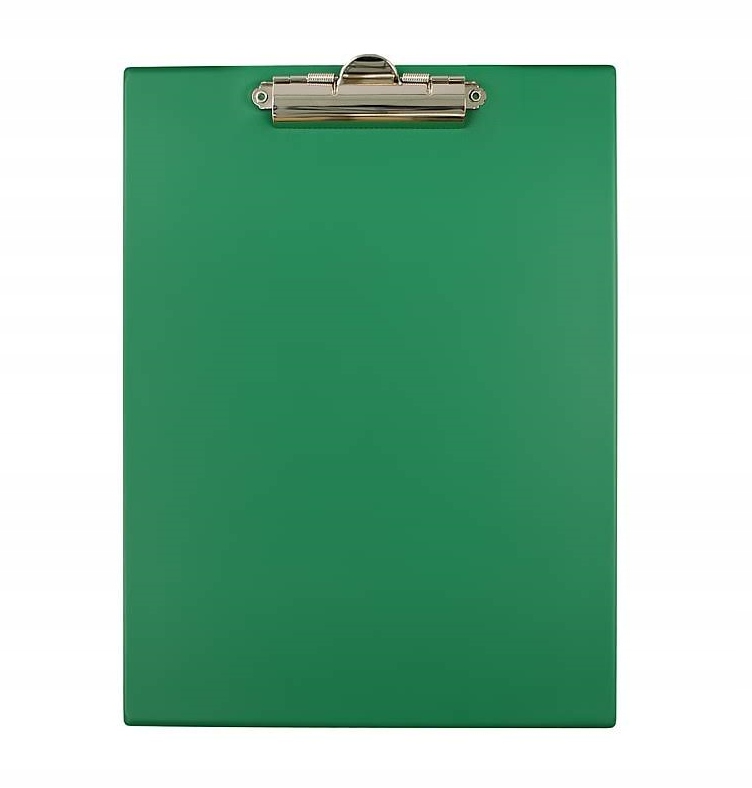 Deska podkładka z klipsem zielona A4 Clipboard