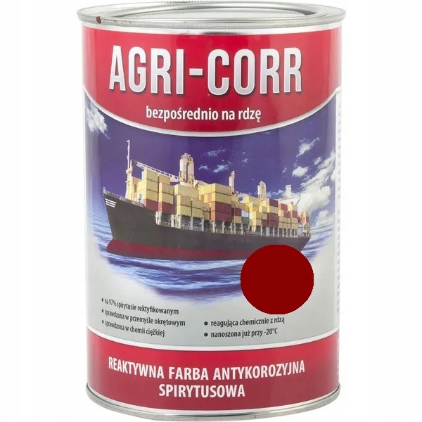 

Farba Agri-Corr podkładowa czerwona 1L na rdzę