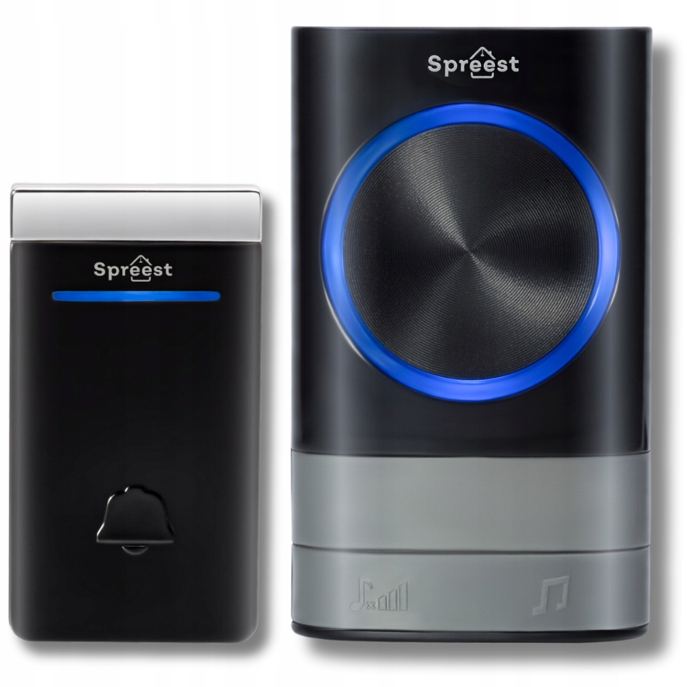 Bezbatériový Bezdrôtový Zvonček Na Dvere Brány, Vodotesný, Vonkajší