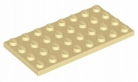 

Lego 3035 płytka 4x8 piaskowy tan 10 szt Nowy
