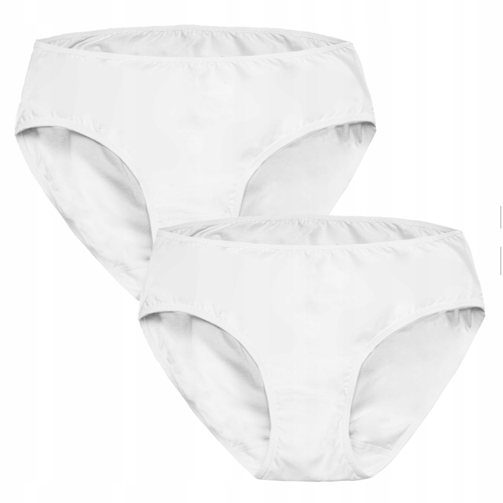 

Bielizna Majtki Figi Damskie Białe Lycra Wysokie M