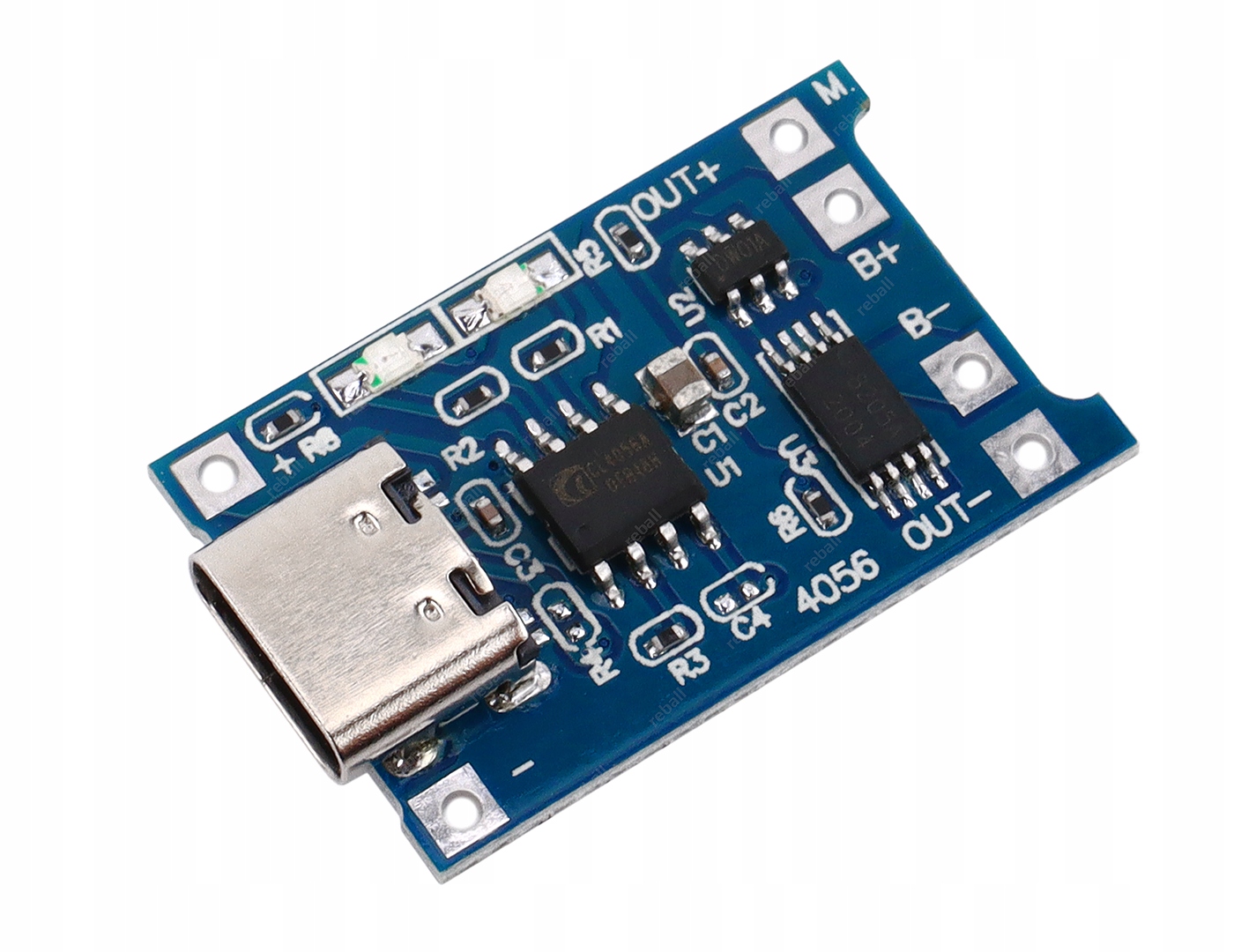 

Ładowarka Do Ogniw 18650 Akumulatorów TP4056 Usb-c