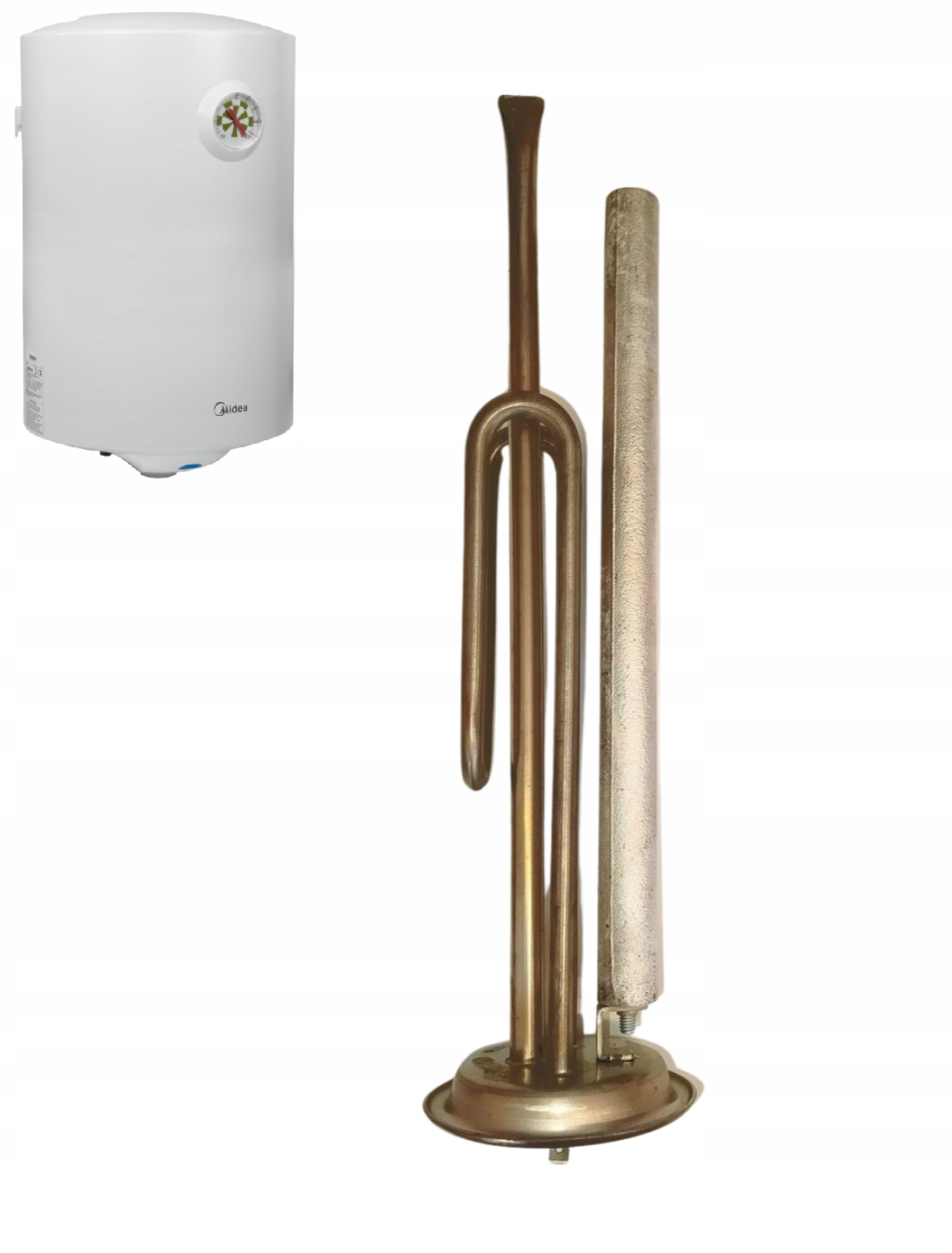 Topné těleso 1500 W s anodou pro bojler Midea D30, 50, 80, 100-15F6