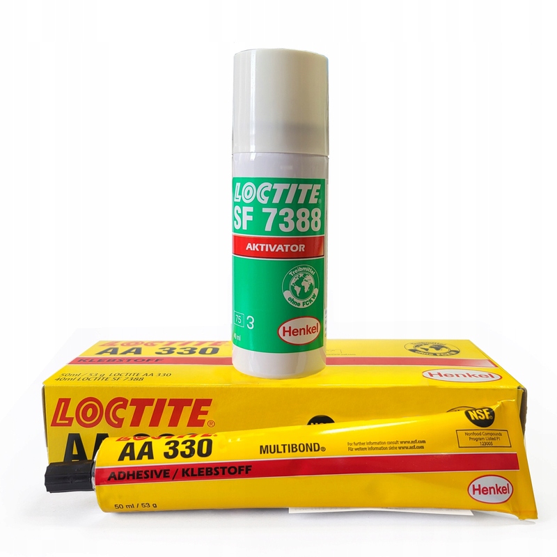 

Zestaw Loctite Aa 330 (AA330)/ Loctite Sf 7388 Kit