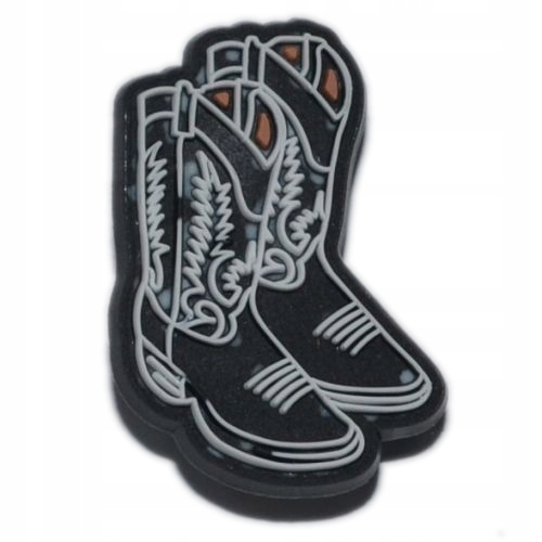 

Moda - Przypinka do Crocs - Kowbojki buty - 3893