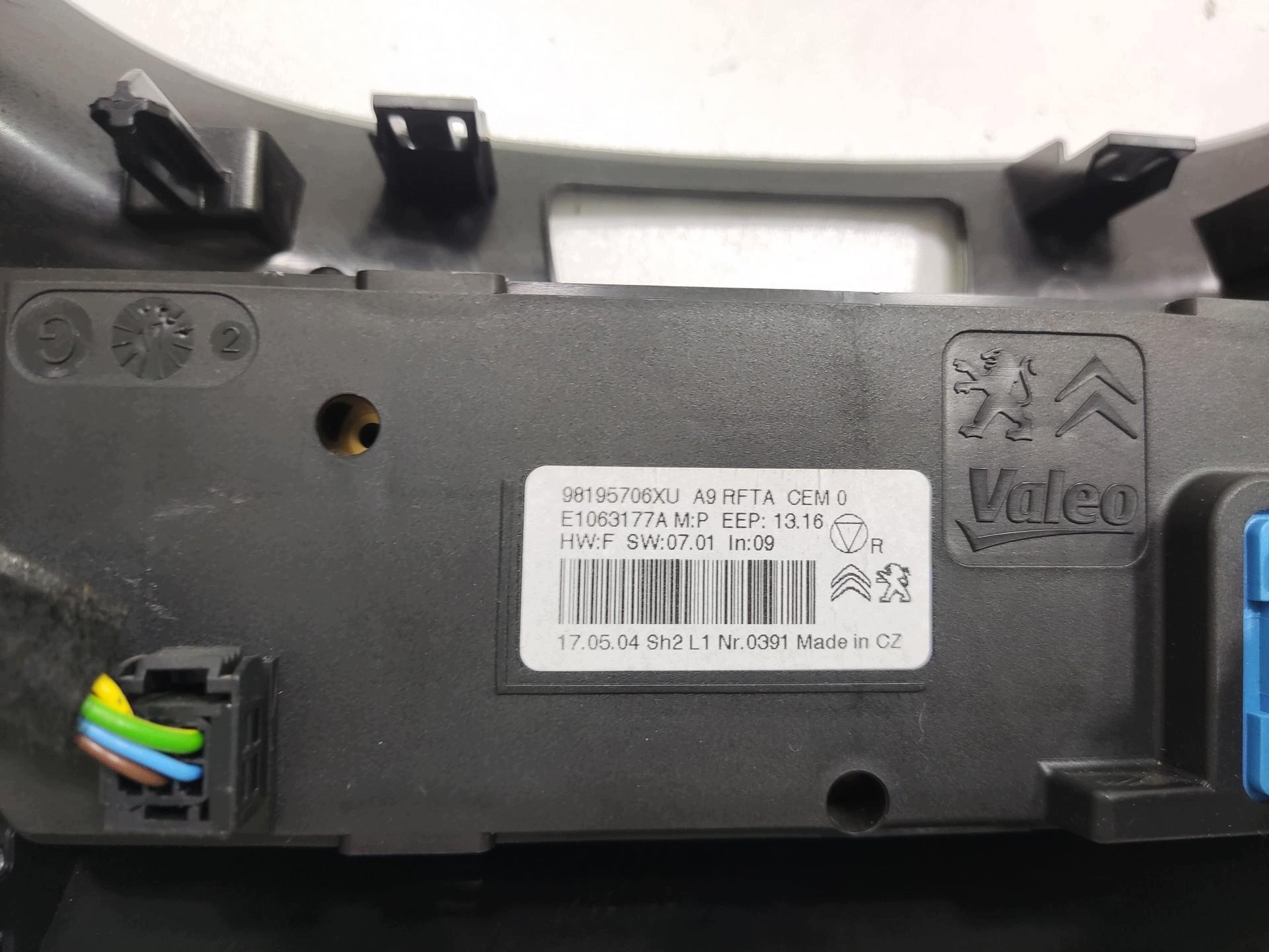 COMANDI CLIMA BOCCHETTE PEUGEOT 2008 e LIFT 2016-2019 98195706XU