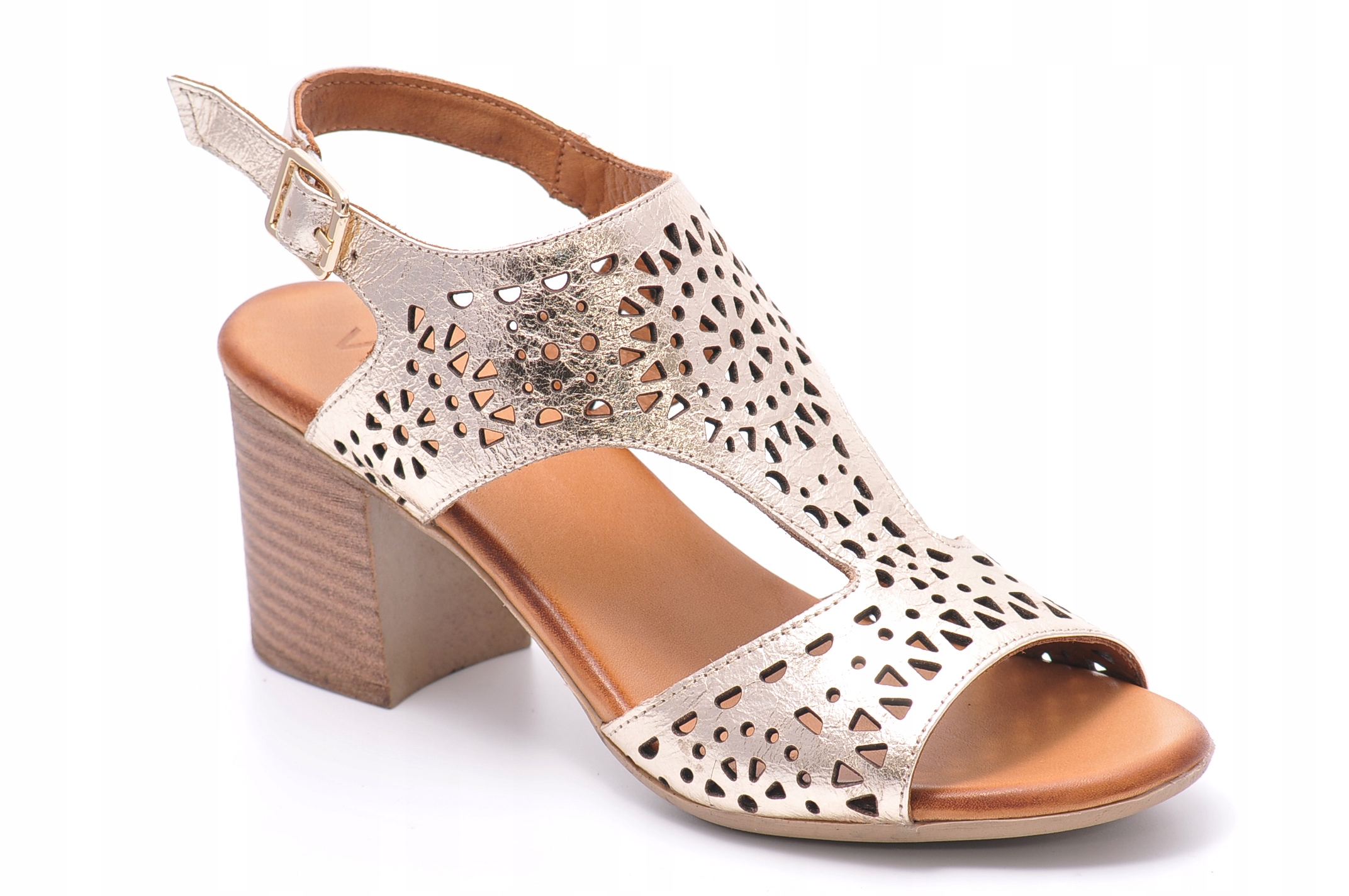 Sandály Venezia 030571603 Zlaté Velikost 37