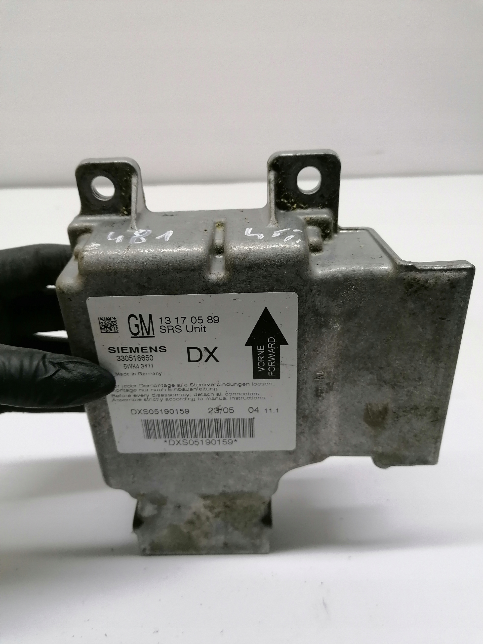 Sensor airbag Opel OE 13170589