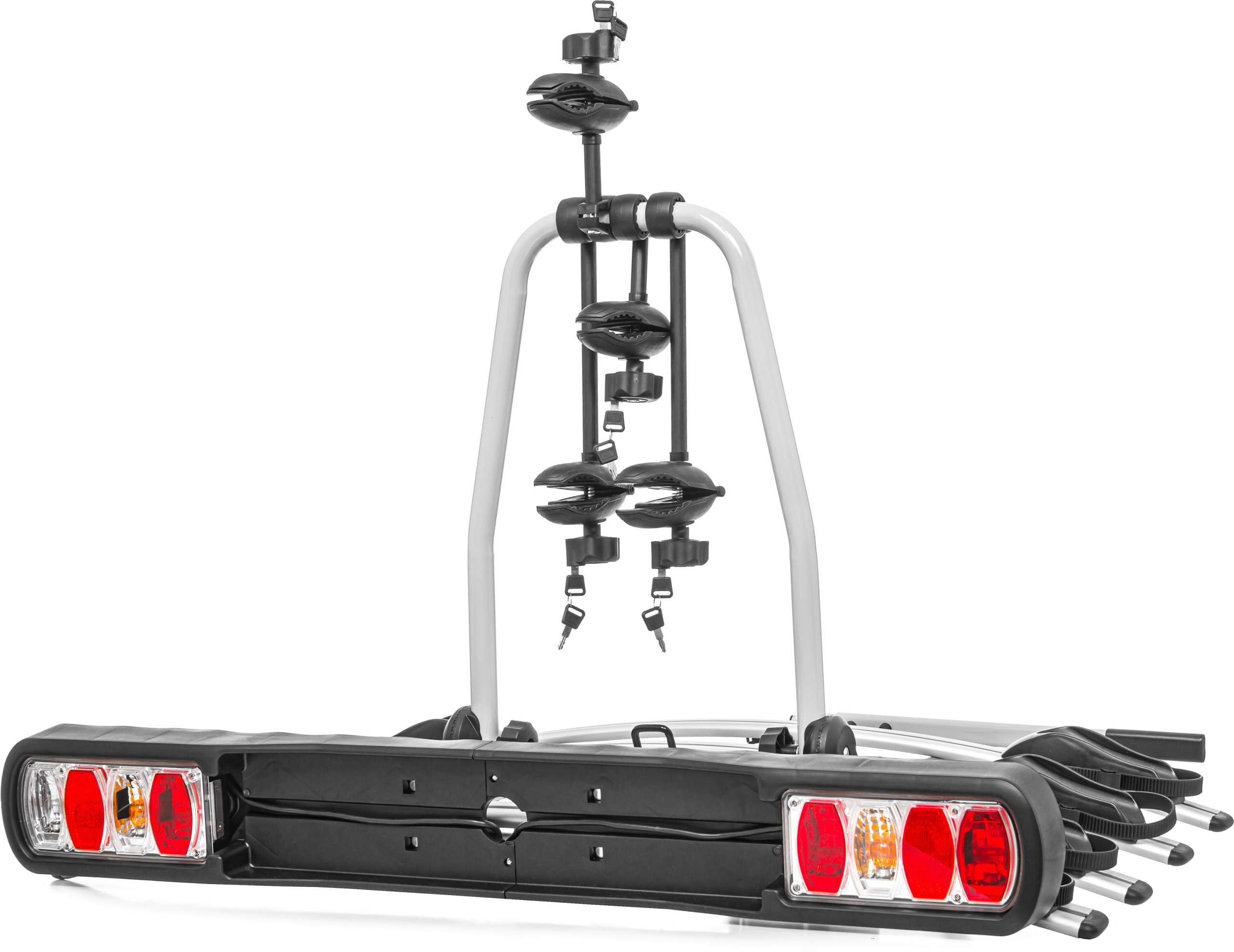 BAGAZNIK SAMOCHODOWY UCHWYT ROWEROWY NA 4 ROWERY Color black