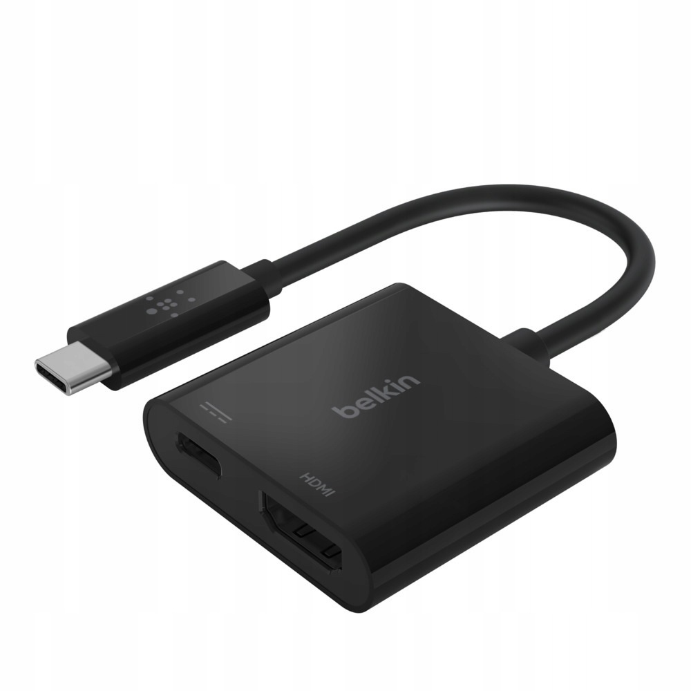 Belkin Adaptér Usb-c na Hdmi a Usb-c 60W, černý