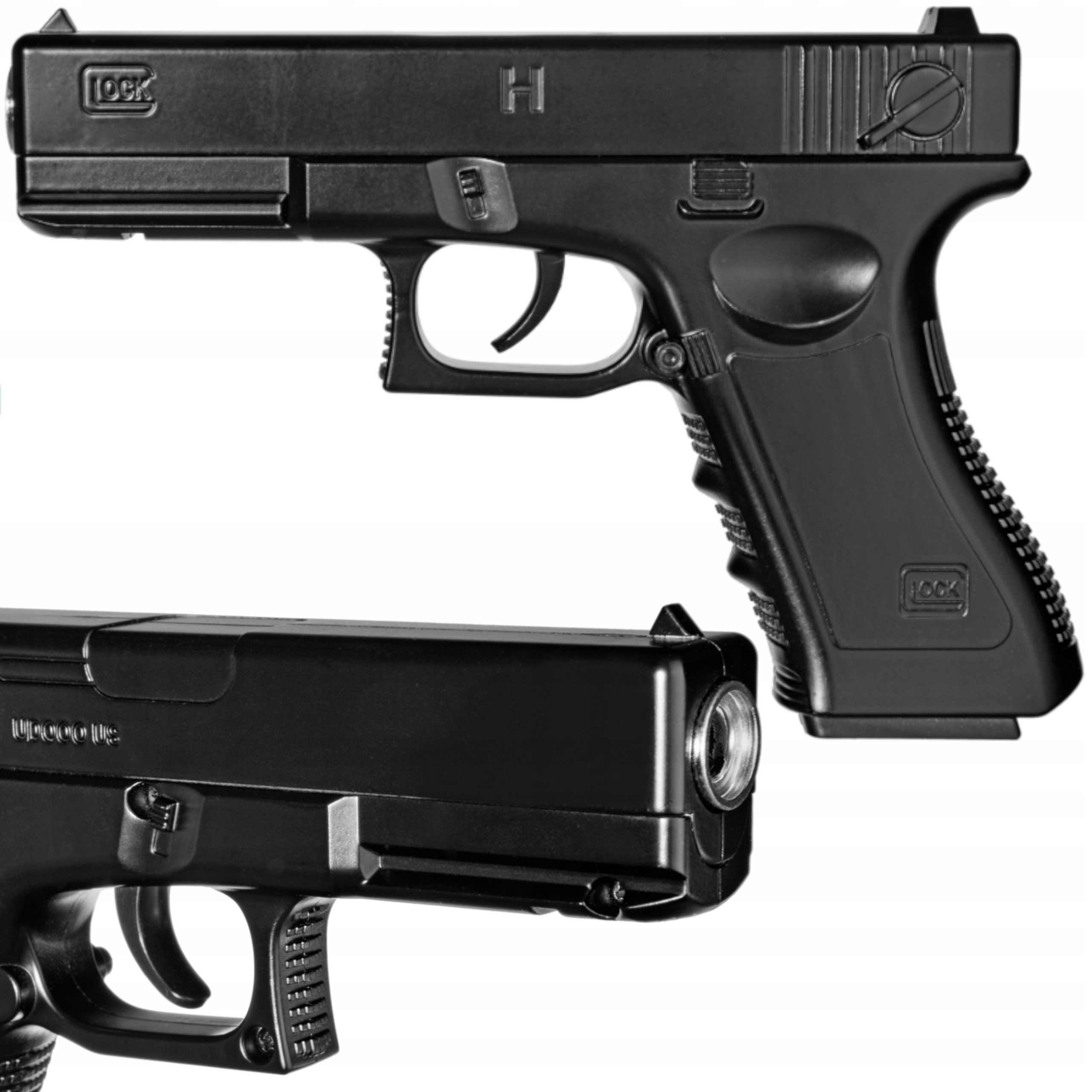 METALOWY PISTOLET NA KULKI GLOCK 17 / 100% METAL Certyfikaty, opinie, atesty CE EN 71