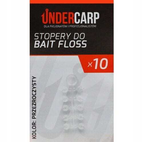 UnderCarp Stopery do Bait Floss Przezroczysty