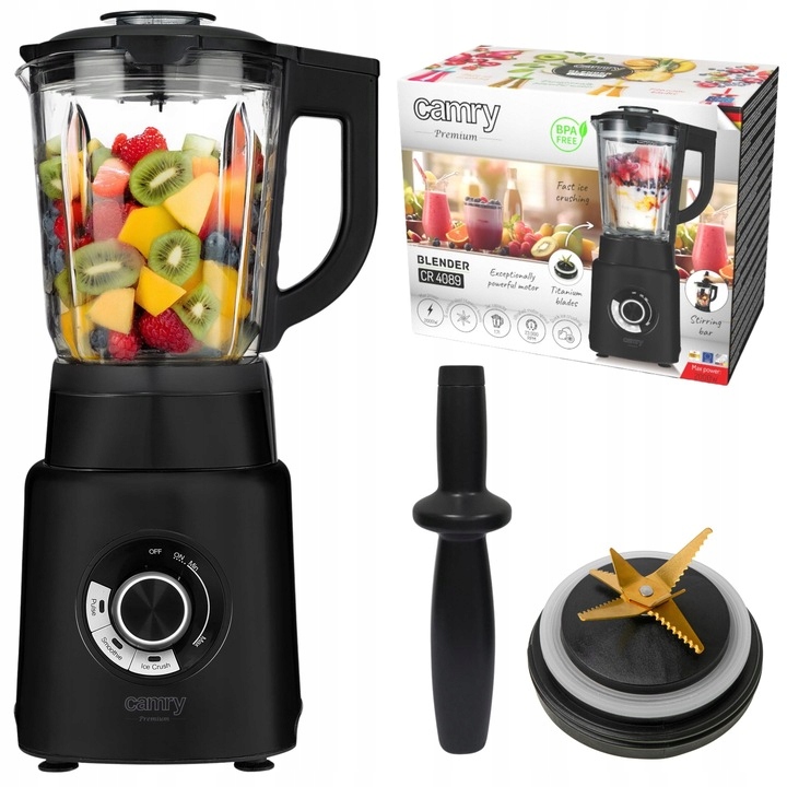 Blender Kielichowy Cr 4089 2000W, 23000obr/min, 1,7l, 3 Programy