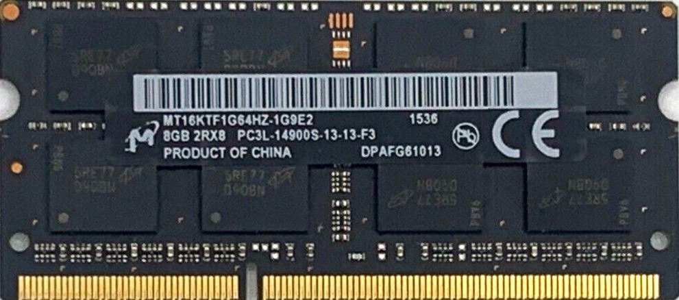 Pamięć Ram 8GB DDR3 Sodimm PC3L 14900S 1866MHz